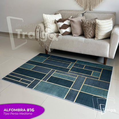 Alfombra Mediana Tipo Persa (100x150 Cm) MAYORISTA