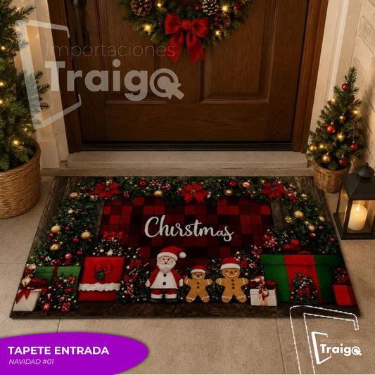 TAPETE ENTRADA NAVIDAD