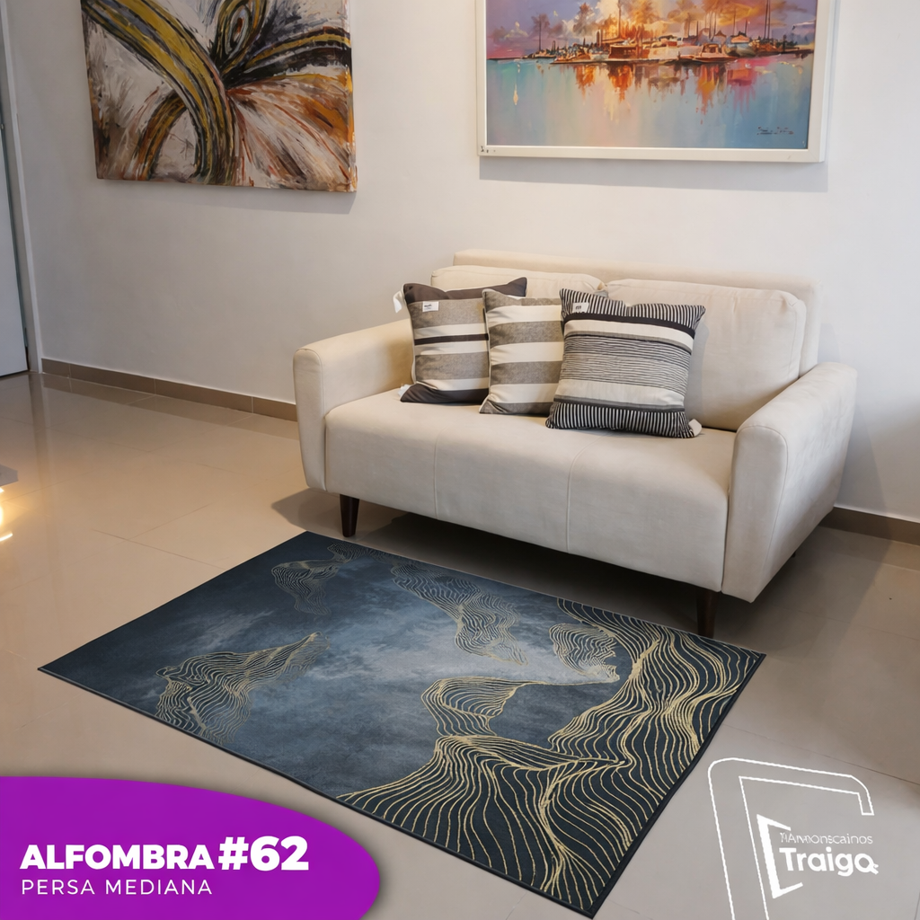 Alfombra Mediana Tipo Persa (100x150 Cm)