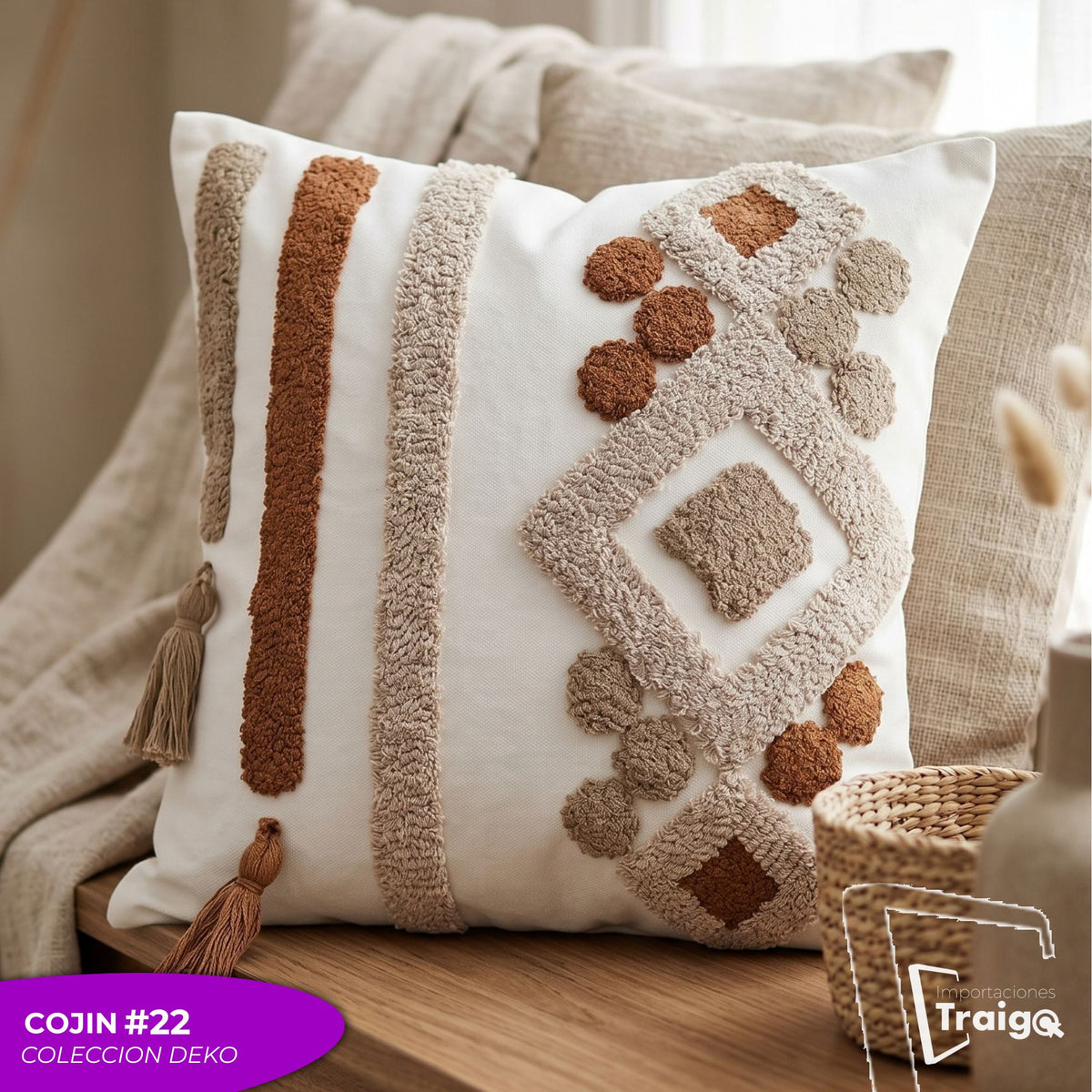 COJINES DECORATIVOS MAYORISTA