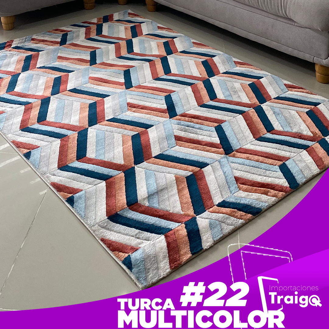 Alfombra Turca Multicolor