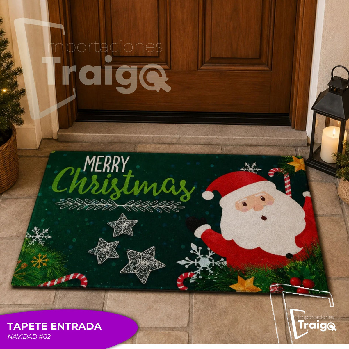 TAPETE ENTRADA NAVIDAD