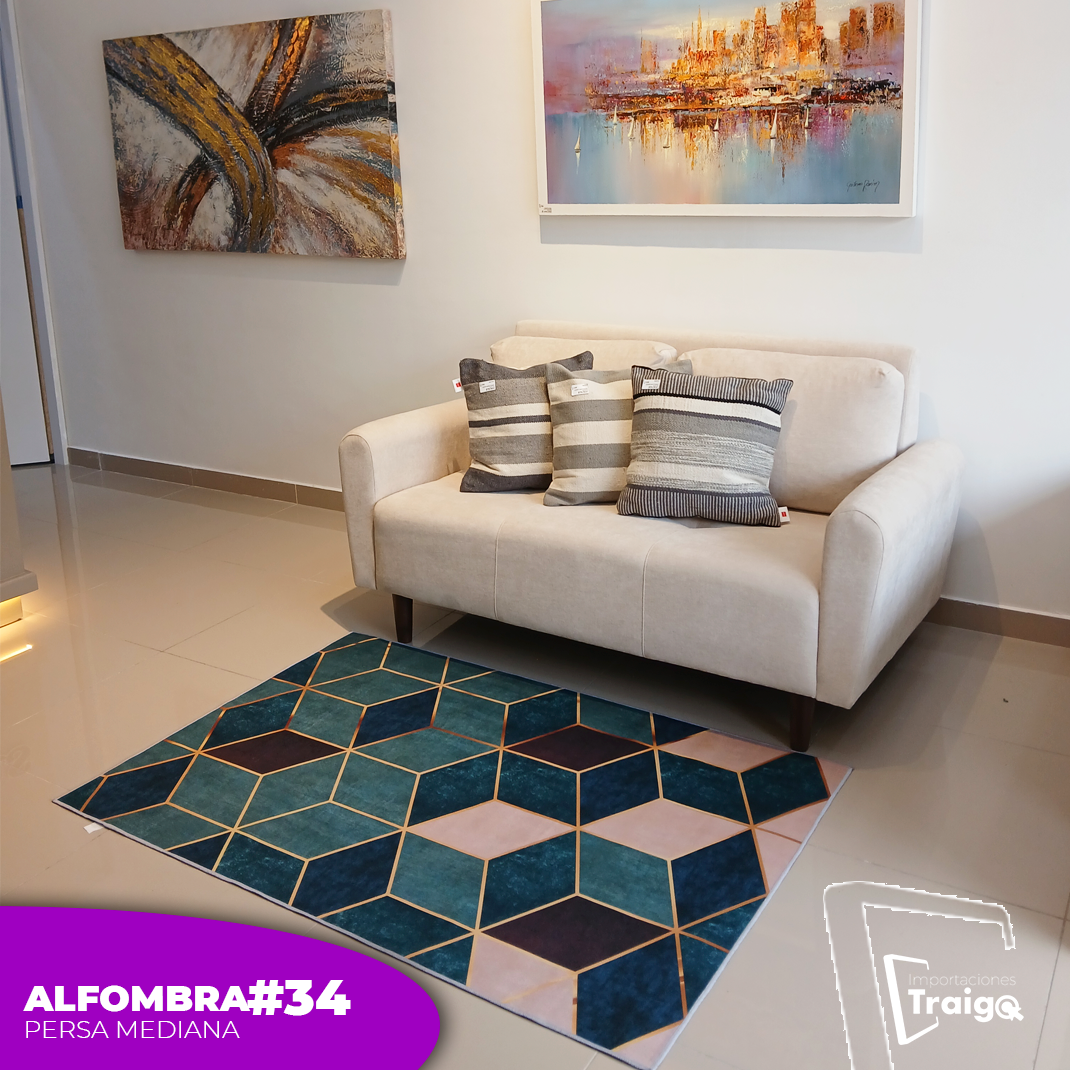 Alfombra Mediana Tipo Persa (100x150 Cm)