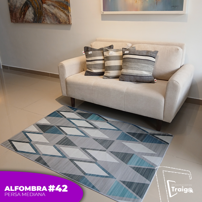 Alfombra Mediana Tipo Persa (100x150 Cm)