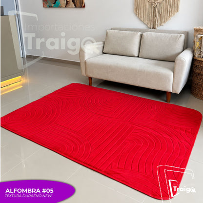 ALFOMBRA TEXTURA DURAZNO NEW (200x150 Cm)