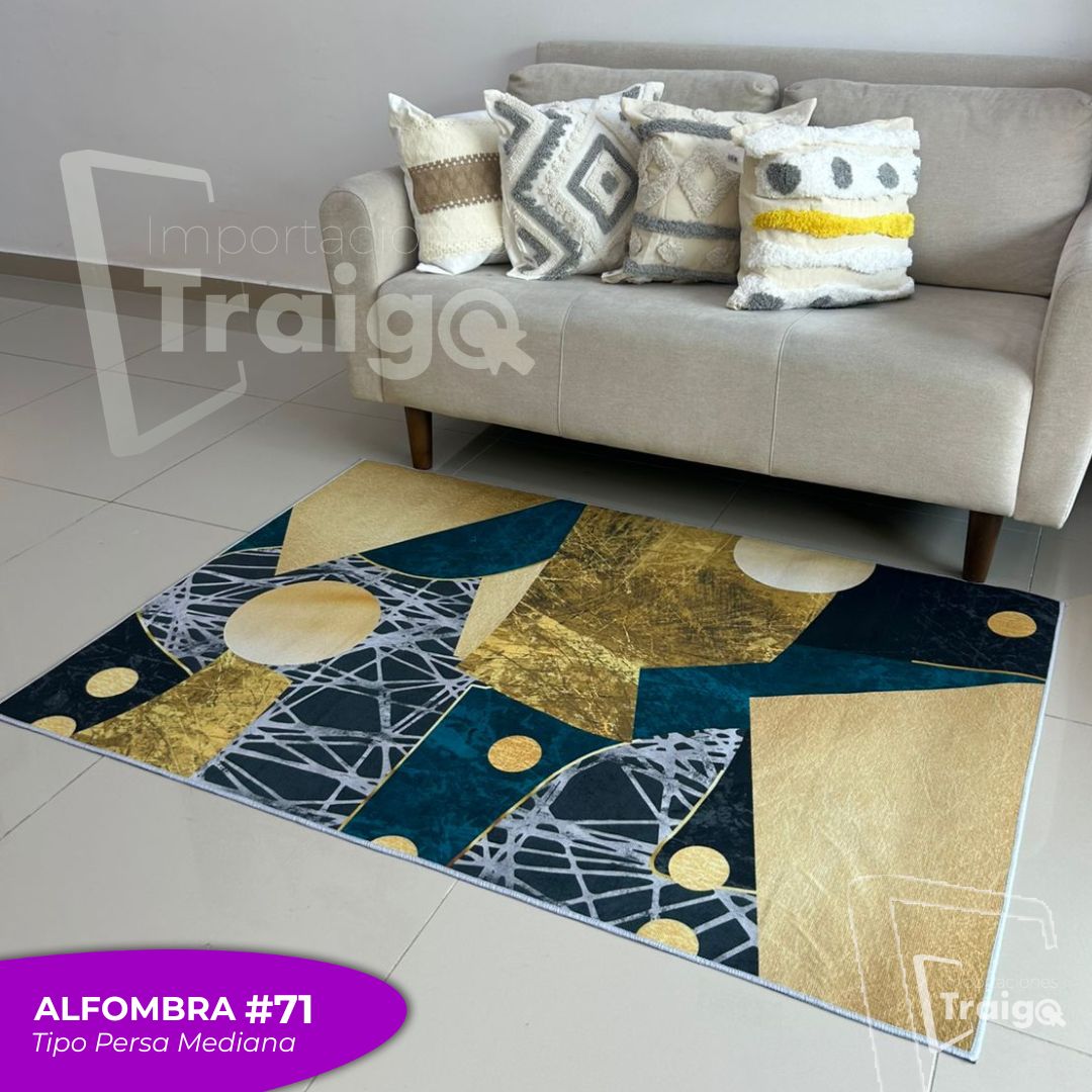Alfombra Mediana Tipo Persa (100x150 Cm)