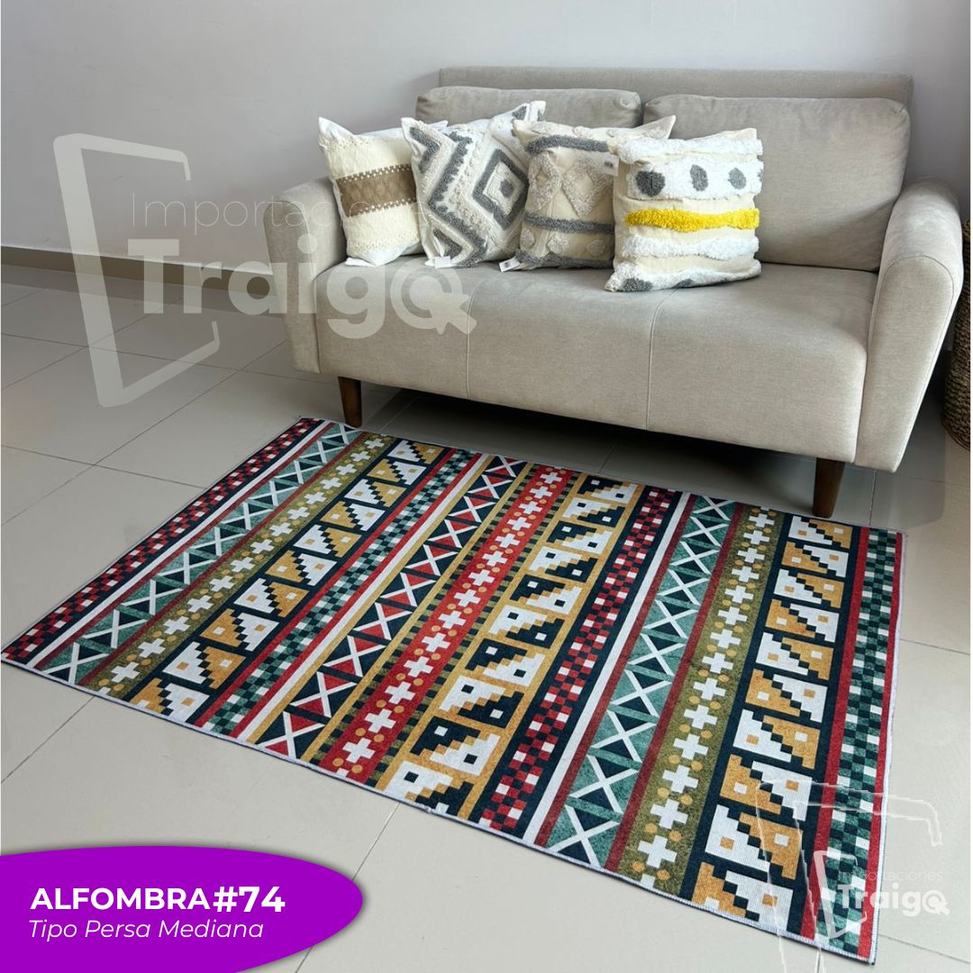 Alfombra Mediana Tipo Persa (100x150 Cm)