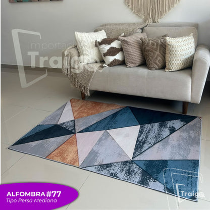 Alfombra Mediana Tipo Persa (100x150 Cm) MAYORISTA