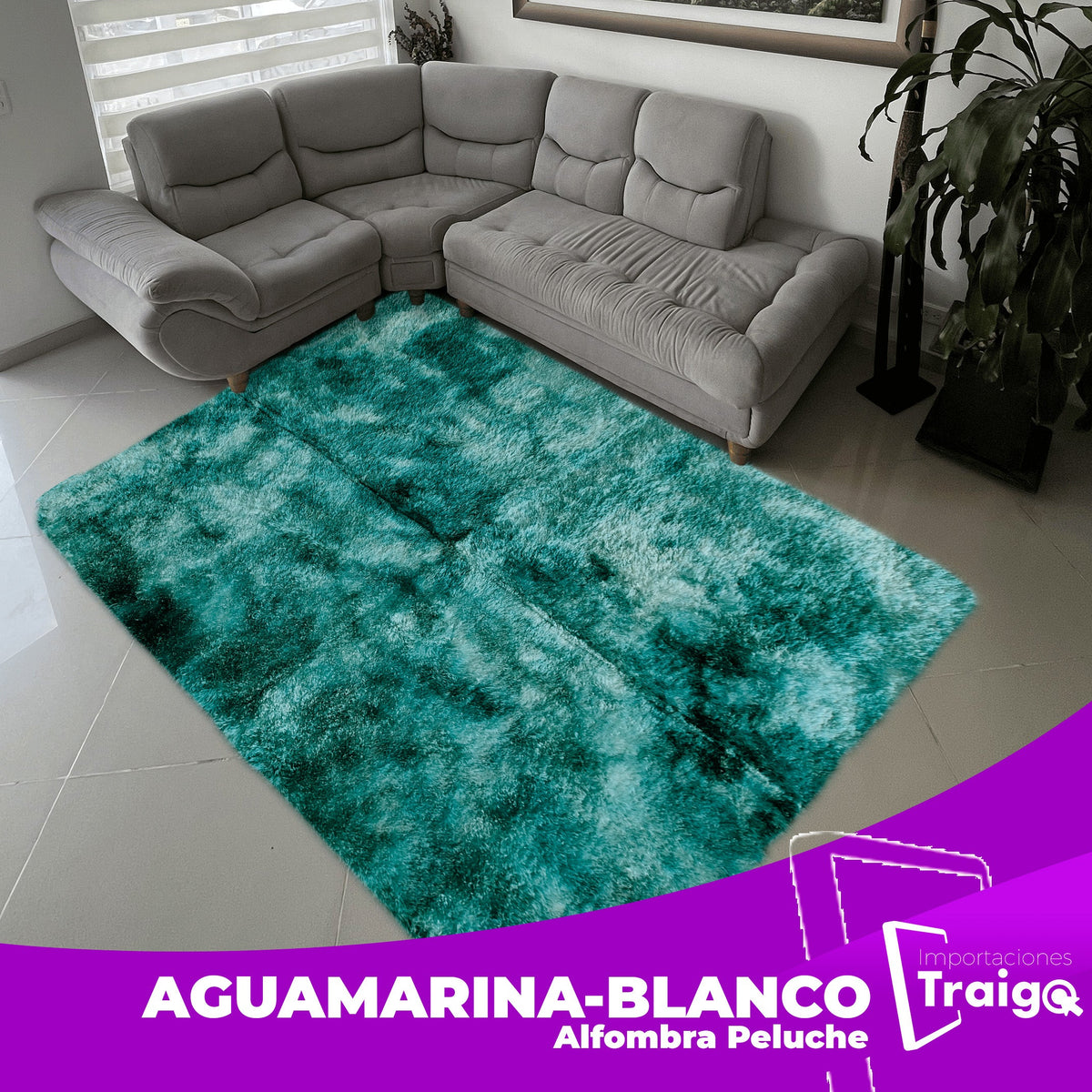 ALFOMBRA PELUCHE MAYORISTA