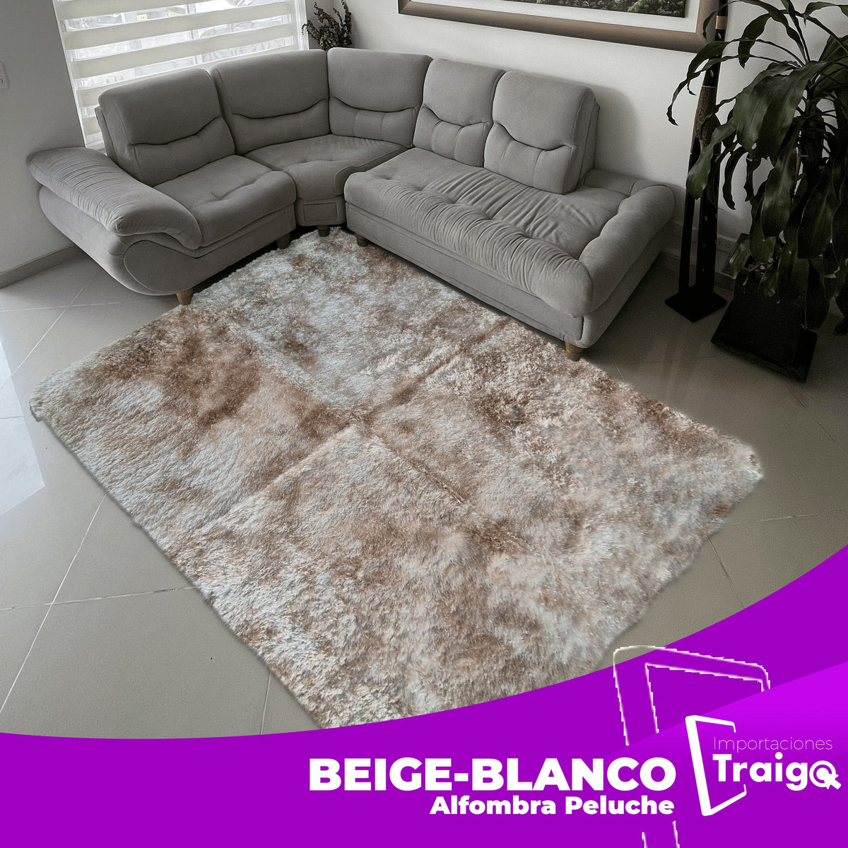 ALFOMBRA PELUCHE MAYORISTA
