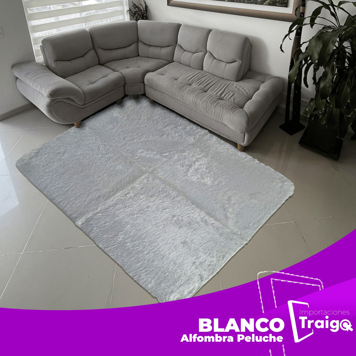 ALFOMBRA PELUCHE MAYORISTA
