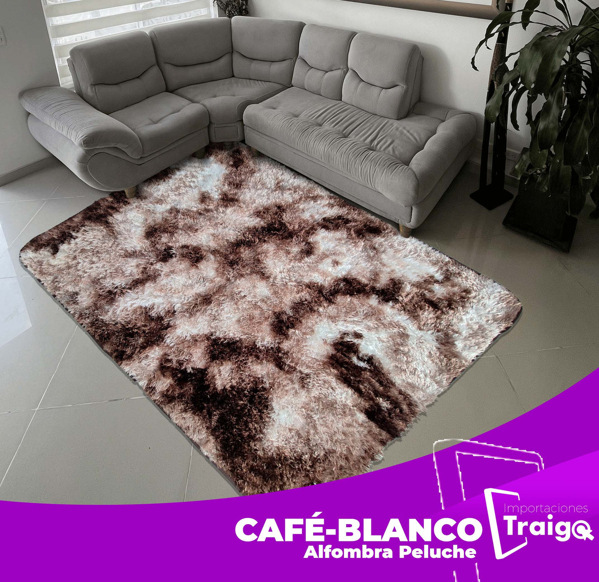 ALFOMBRA PELUCHE MAYORISTA