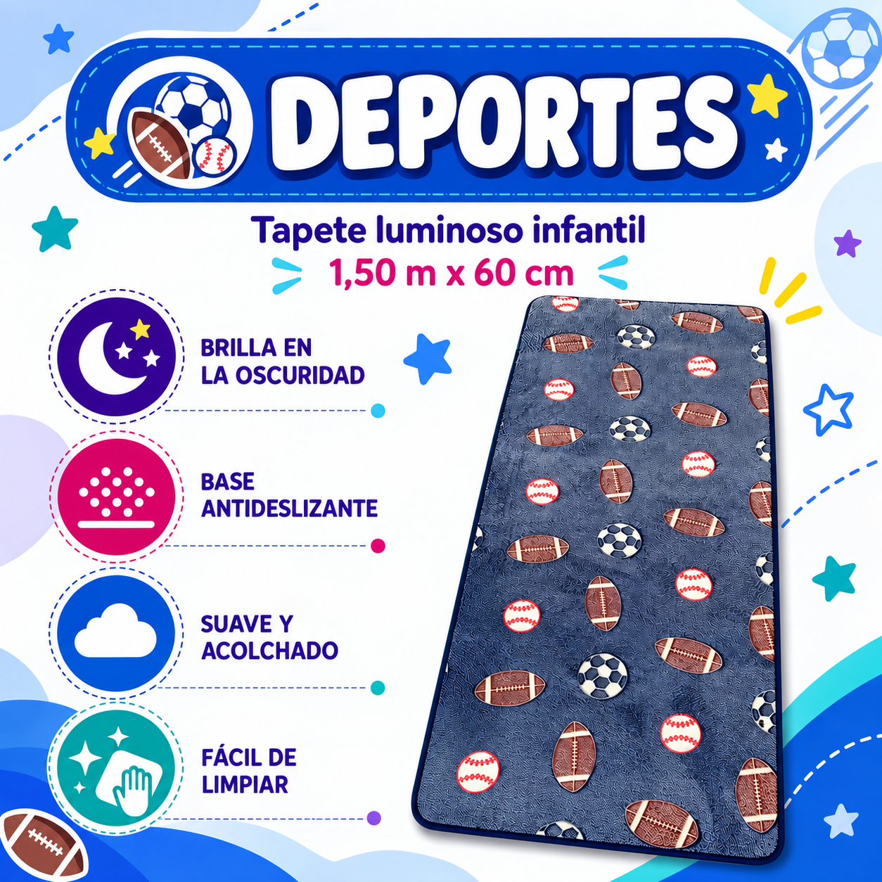 Tapete Luminoso Kids