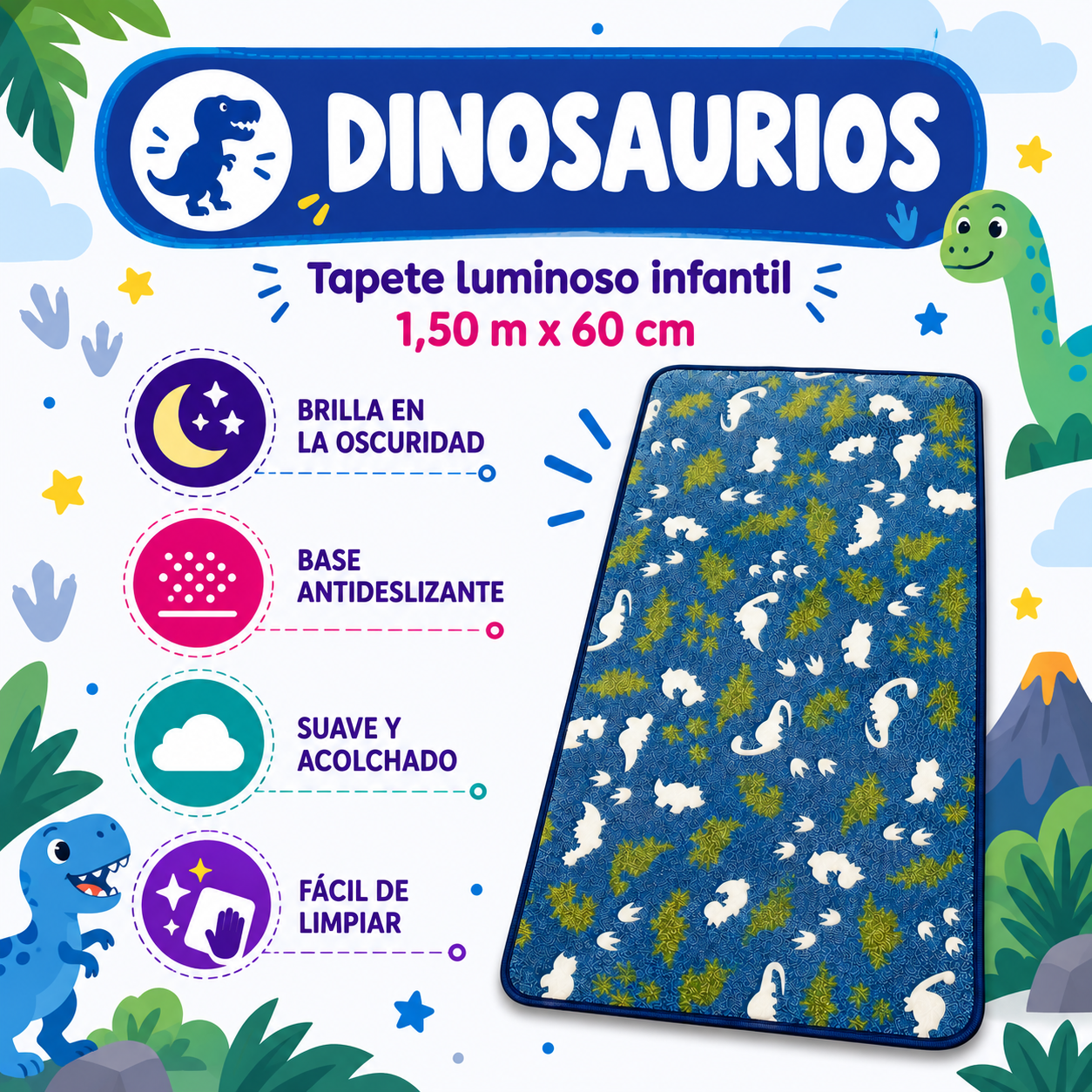 Tapete Luminoso Kids