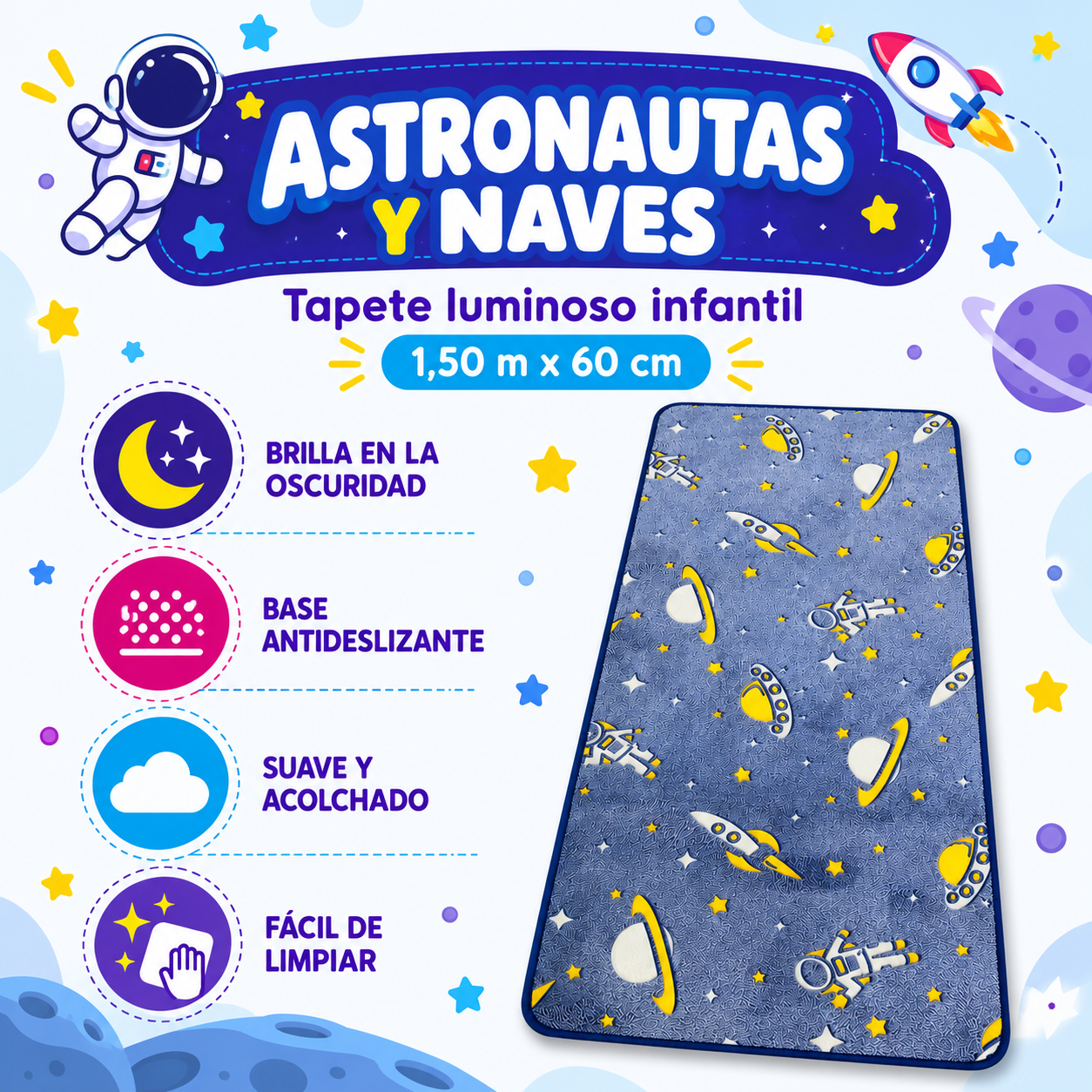 Tapete Luminoso Kids