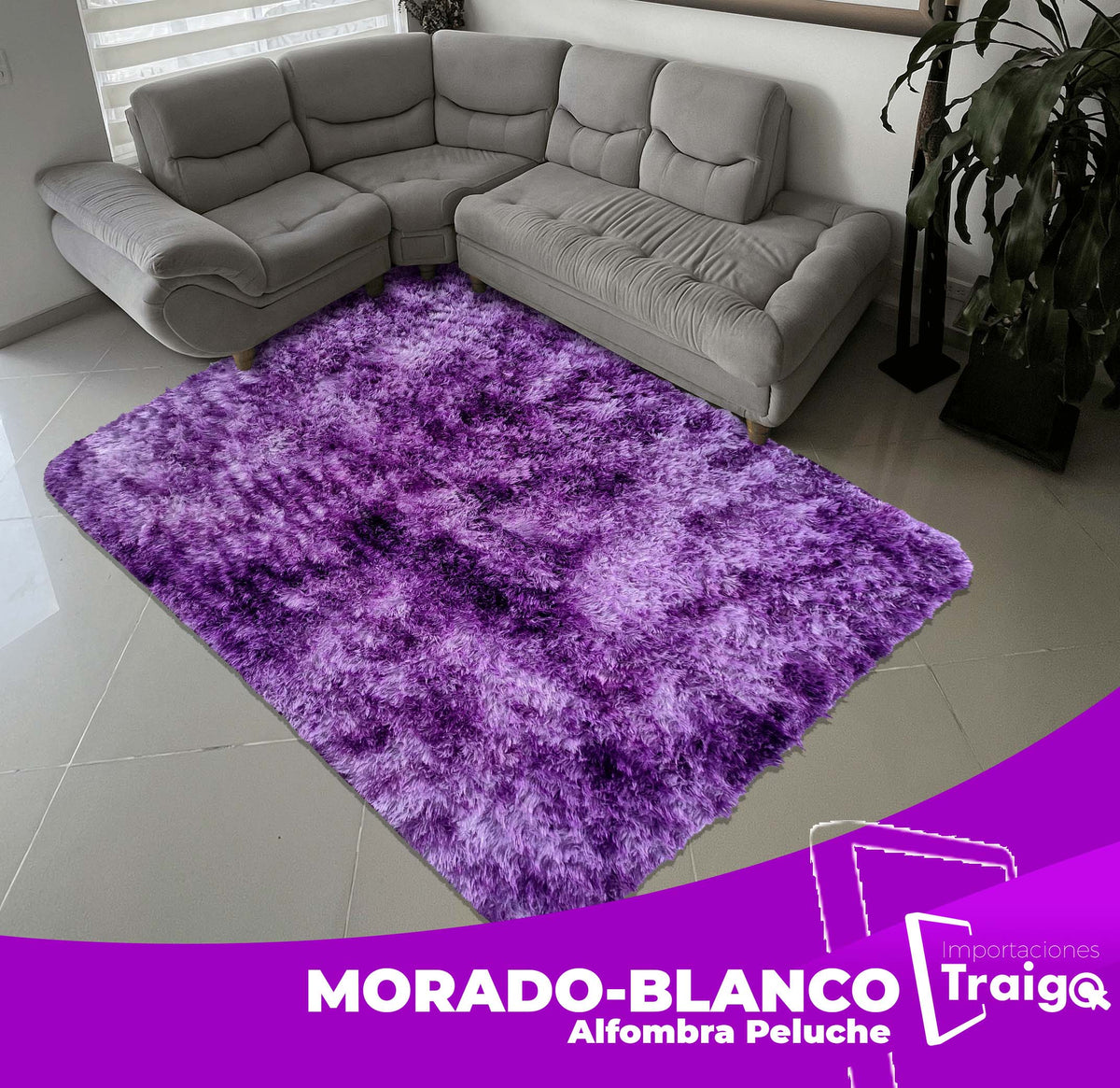ALFOMBRA PELUCHE MAYORISTA