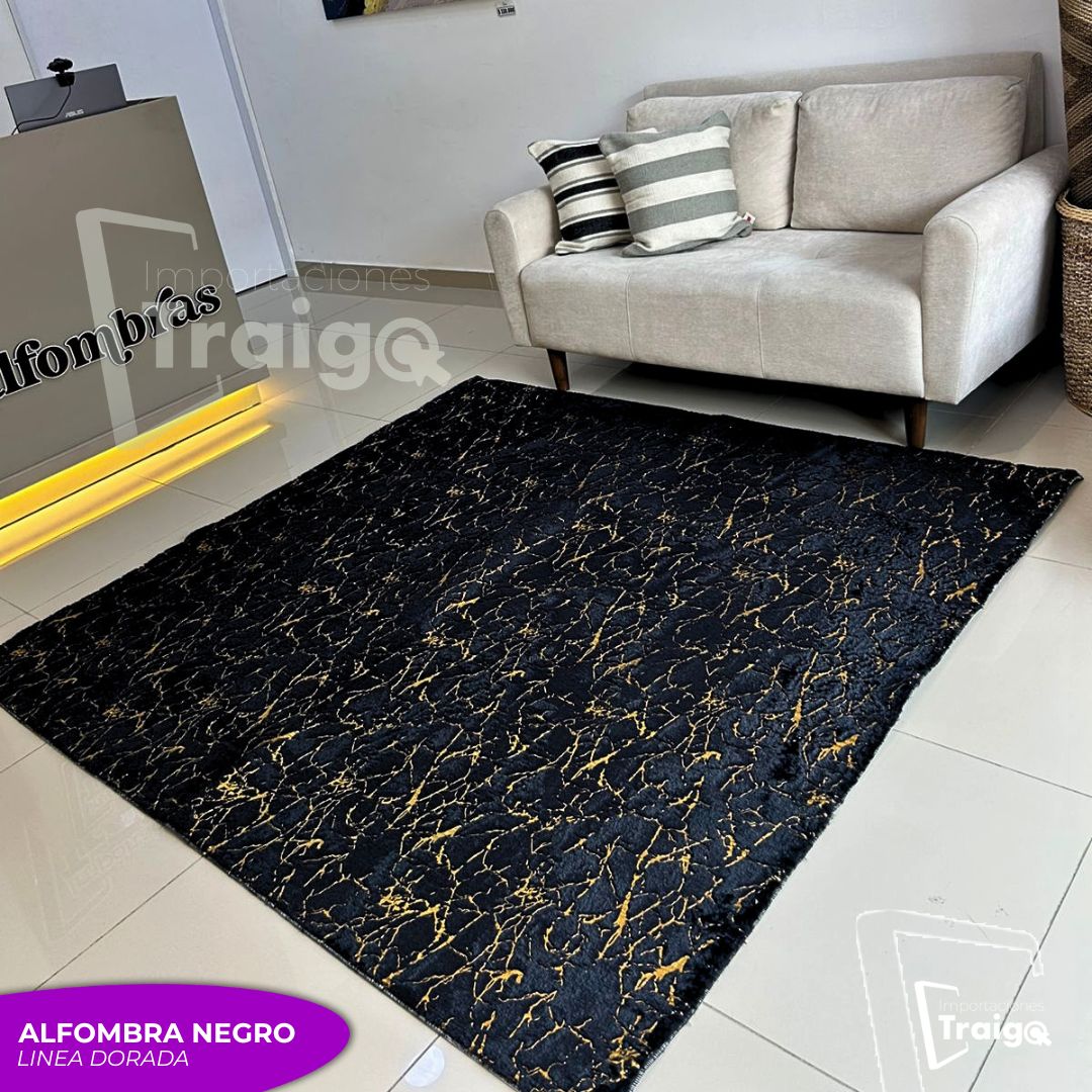 Alfombras Linea Dorada (180x200 Cm)