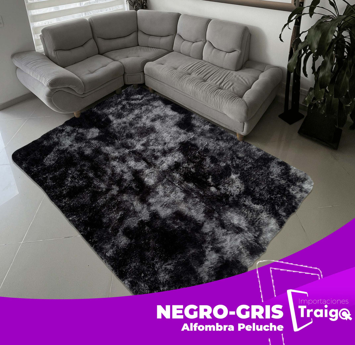 ALFOMBRA PELUCHE MAYORISTA