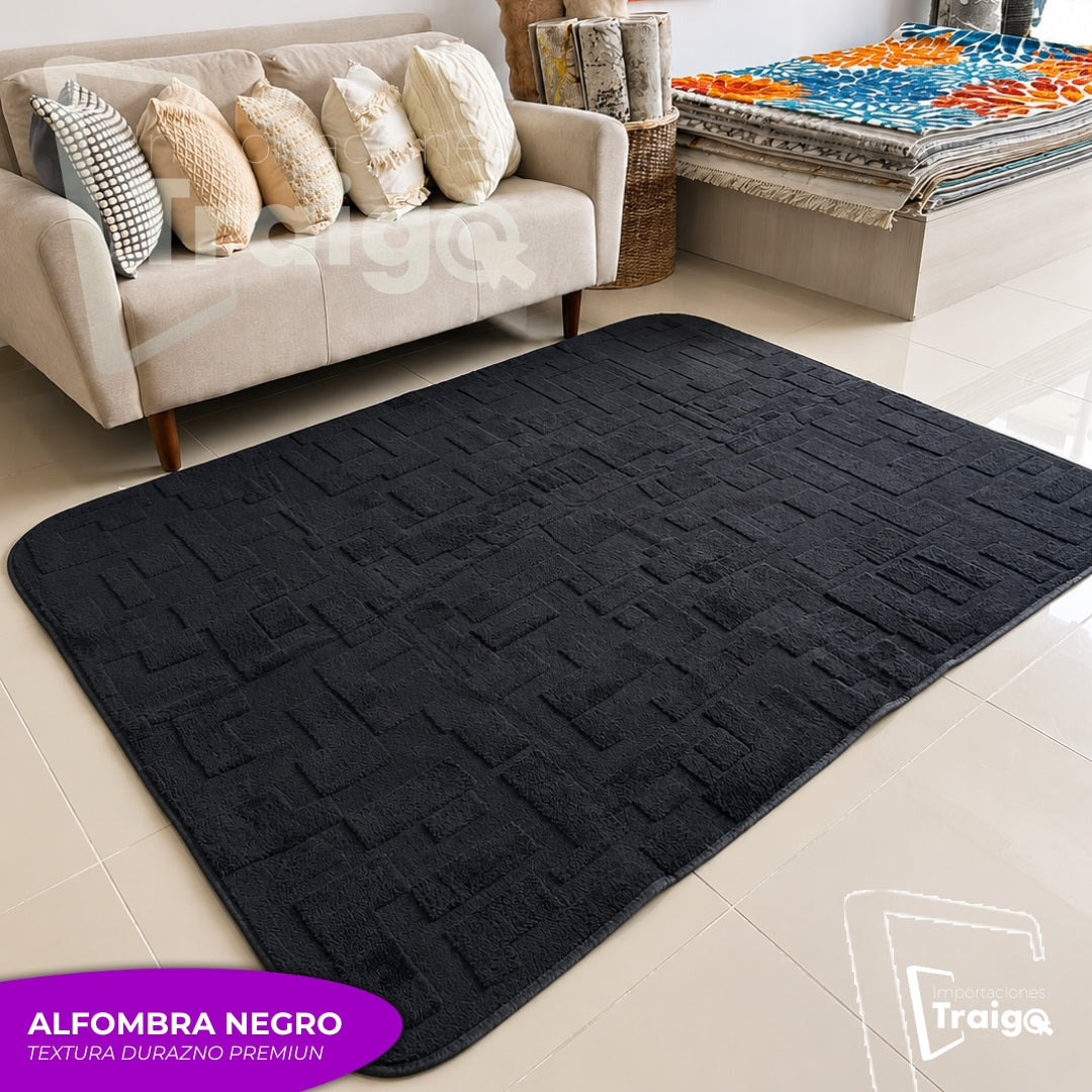 ALFOMBRA TEXTURA DURAZNO PREMIUM (160X230 CM)